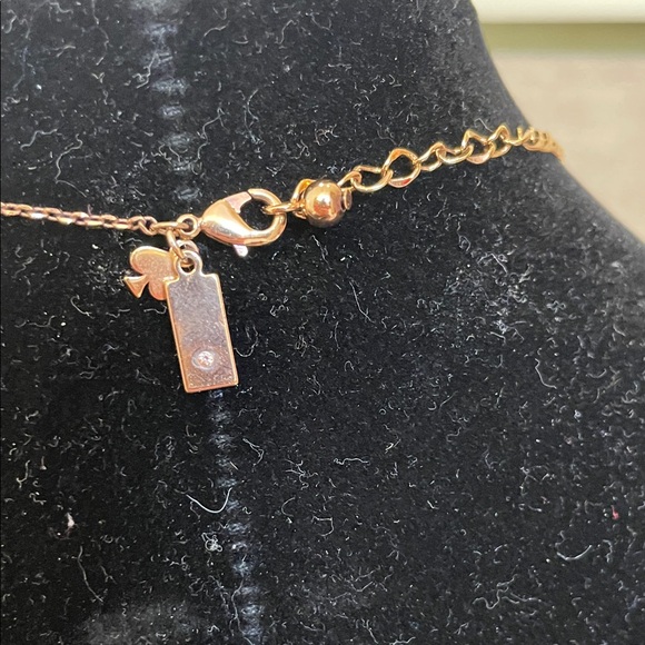 Kate Spade ♠️ UEC Rose Gold Circle Necklace “Chantilly” - Picture 4 of 7